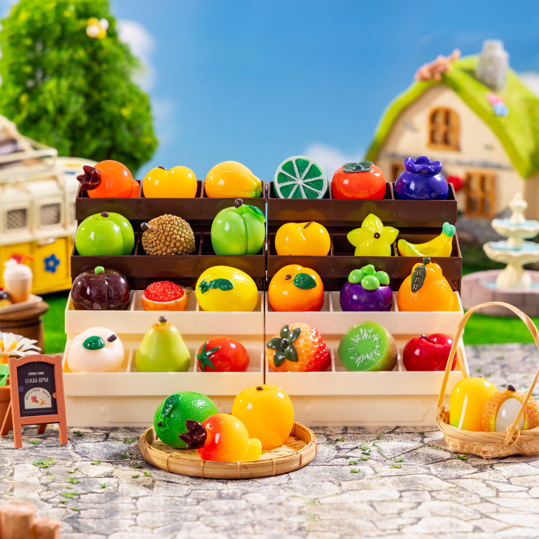 Resin Cute Fruits for DIY Decoration 30 Blind Bags for Matching Game by Yourself