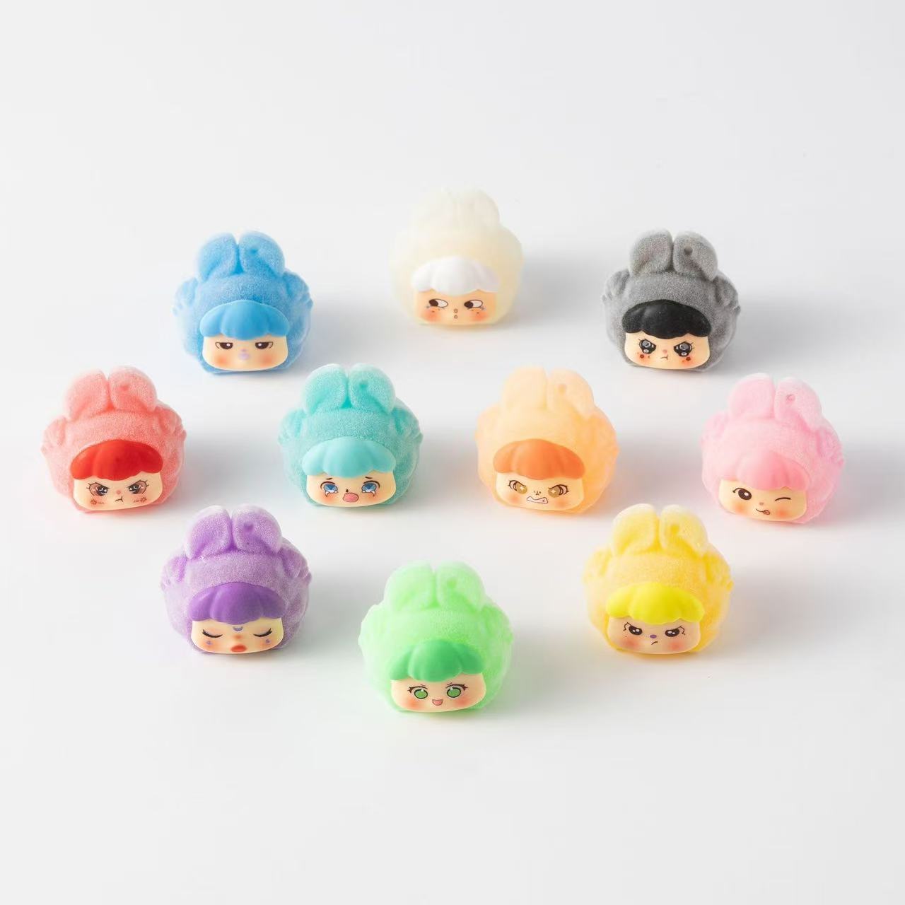 Fantacy Bunny 2 Bags(promise at least get 3 bags) Big Bunny Resin Decoration for DIY Matching Game in Live